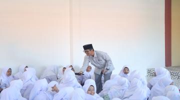 Kegiatan Rutin Bulanan MTs Nurul Huda: Tingkatkan Spirit Religius dan Keberanian Murid